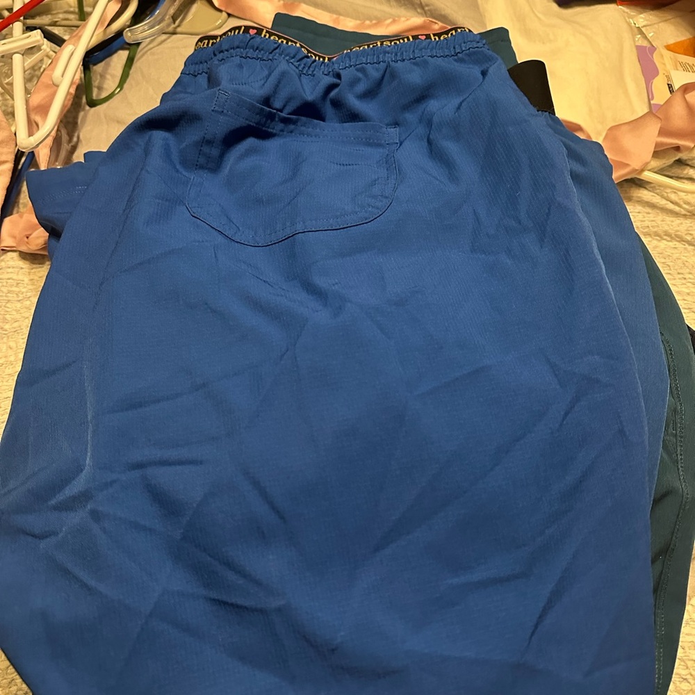 Heart Soul Vibrant Blue Relaxed Pants